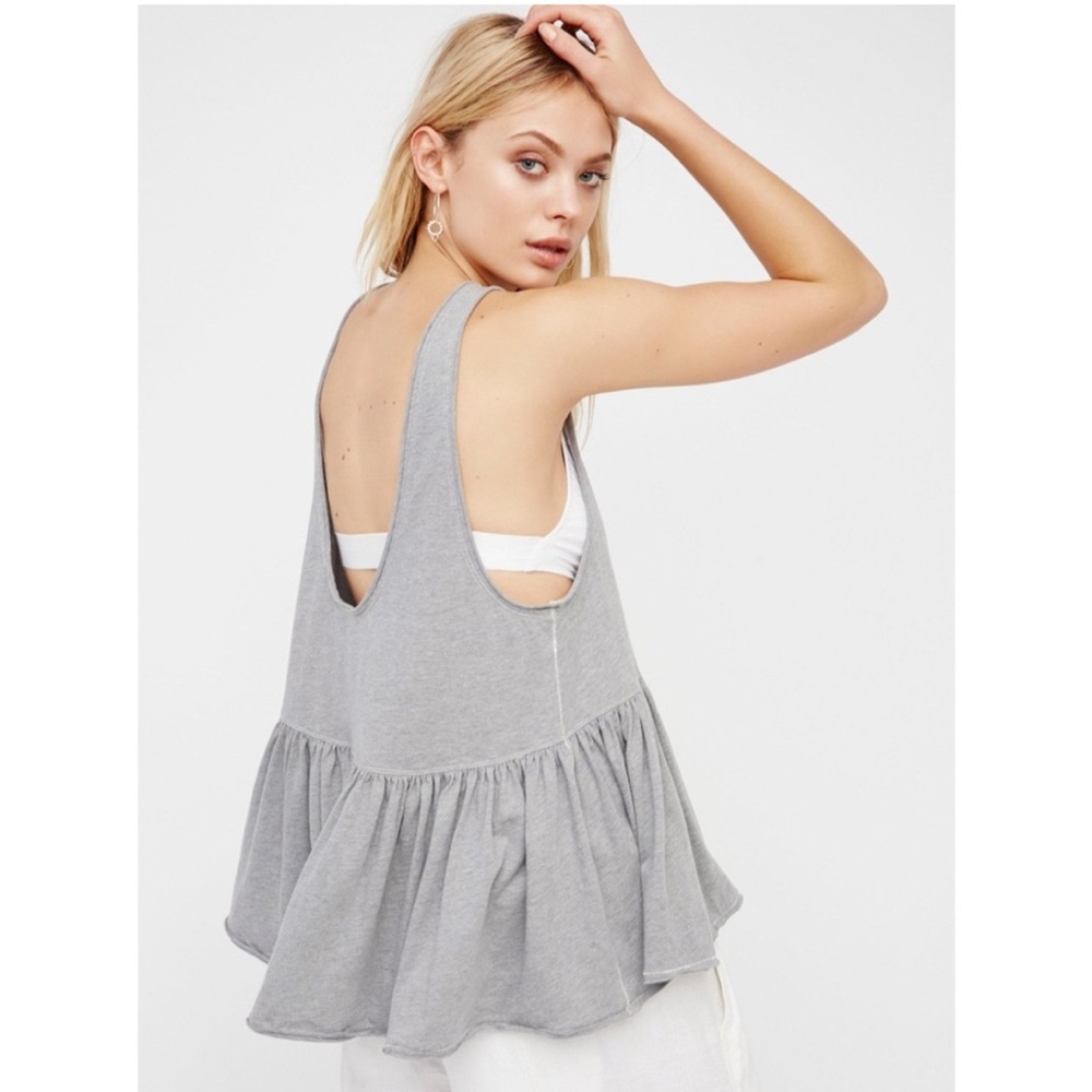 Free People Cantina Ruffle Tank Top